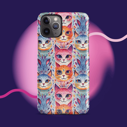 Boho Cats Snap case for iPhone® at Design Dose