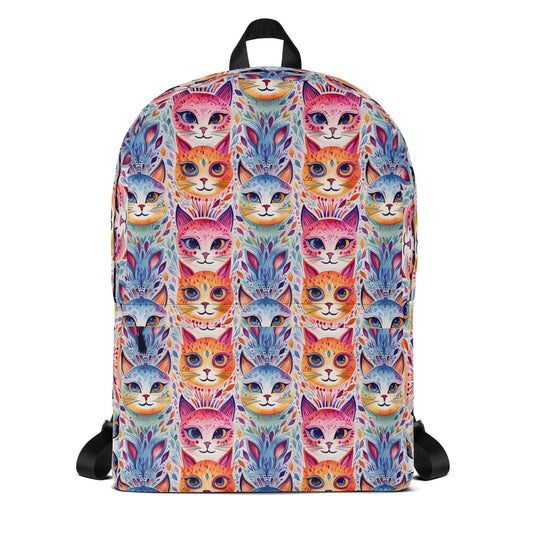 Boho Cats Backpack at Design Dose