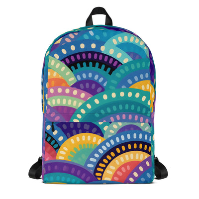 Tribal Rainbows II Backpack at Design Dose