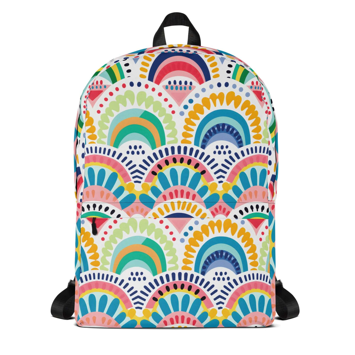 Tribal Rainbows I Backpack at Design Dose