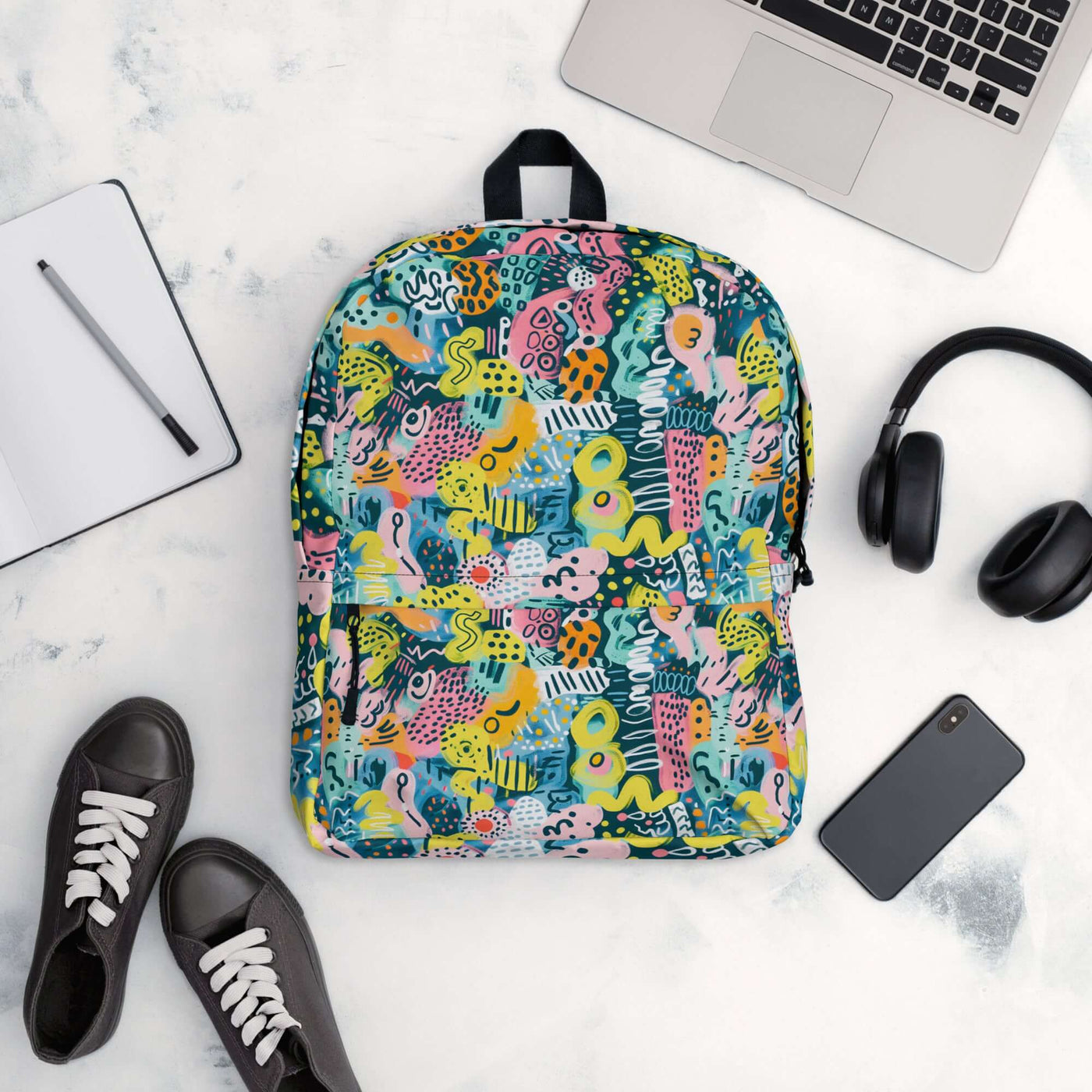 Doodle Fiesta Backpack at Design Dose