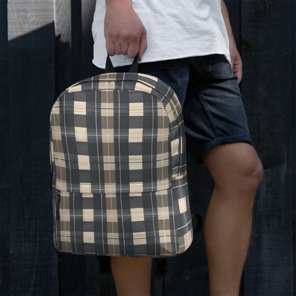 Urban Plaid Backpack at Design Dose