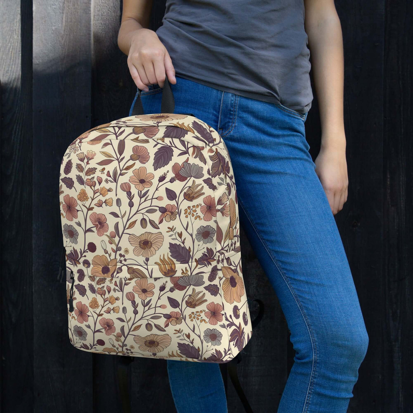 Vintage Flora Backpack at Design Dose