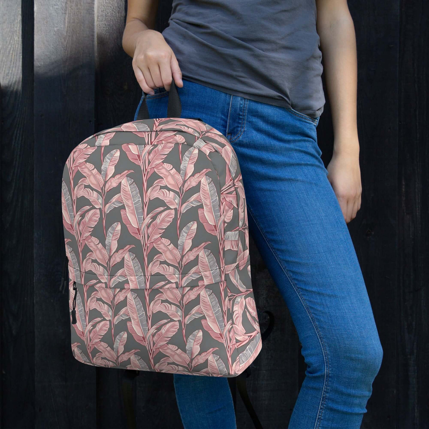 Pink Flora Backpack at Design Dose