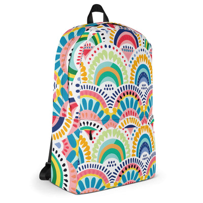 Tribal Rainbows I Backpack at Design Dose