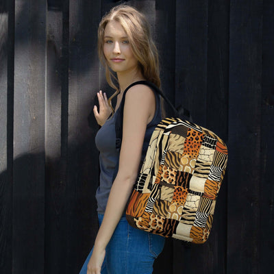 Jungle Print Backpack at Design Dose