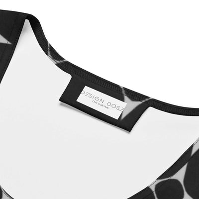 Monochrome Essence-Bold Bodycon Dress - Perfect Fit at Design Dose