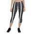 Monochrome Essence-Lines Capri Leggings at Design Dose