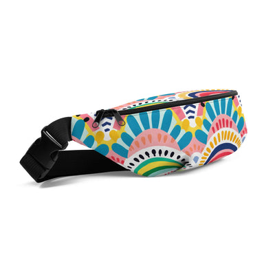 Tribal Rainbows I Fanny Pack at Design Dose