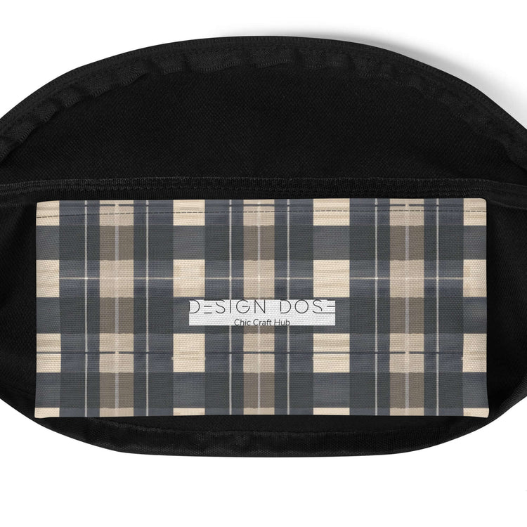 Urban Plaid Fanny Pack at Design Dose