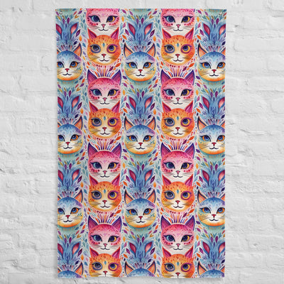 Boho Cats Flag at Design Dose