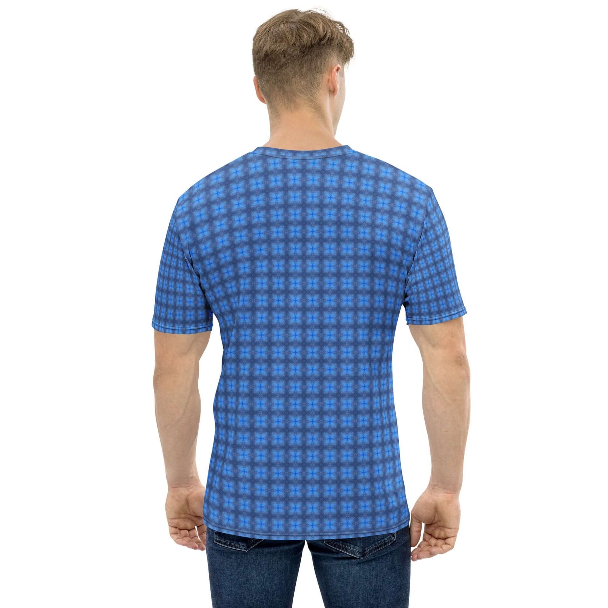 Indigo Whirl Men's T-Shirt - Bold, Comfy & Trendy at Design Dose