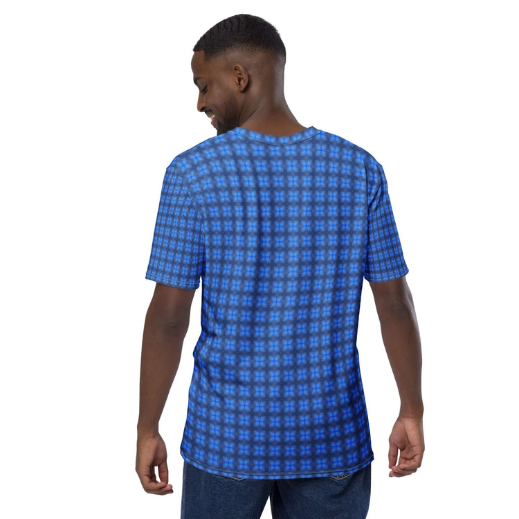 Indigo Whirl Men's T-Shirt - Bold, Comfy & Trendy at Design Dose