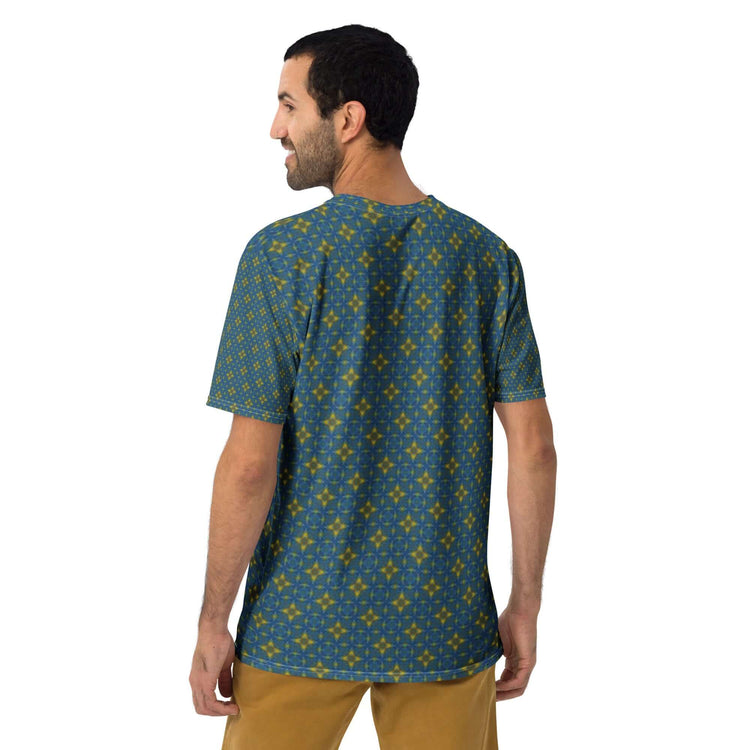 Sunny Squares Men's T-Shirt | Comfy & Trendy Print at Design Dose