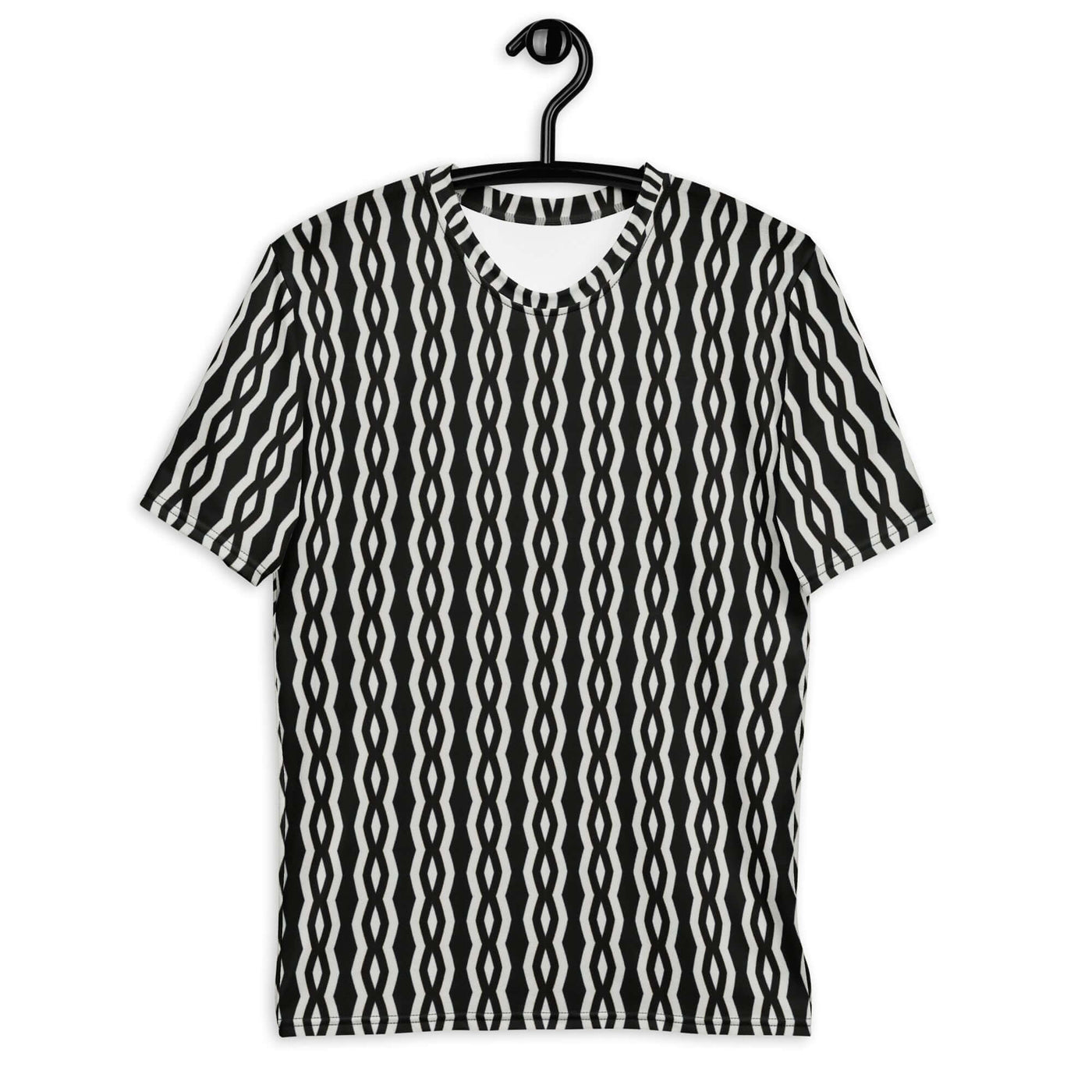 Chic Stripes Men's T-shirt - Comfy & Trendy Print at Design Dose