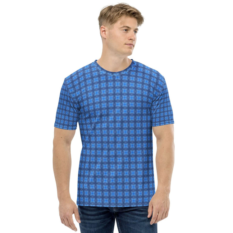 Indigo Whirl Men's T-Shirt - Bold, Comfy & Trendy at Design Dose