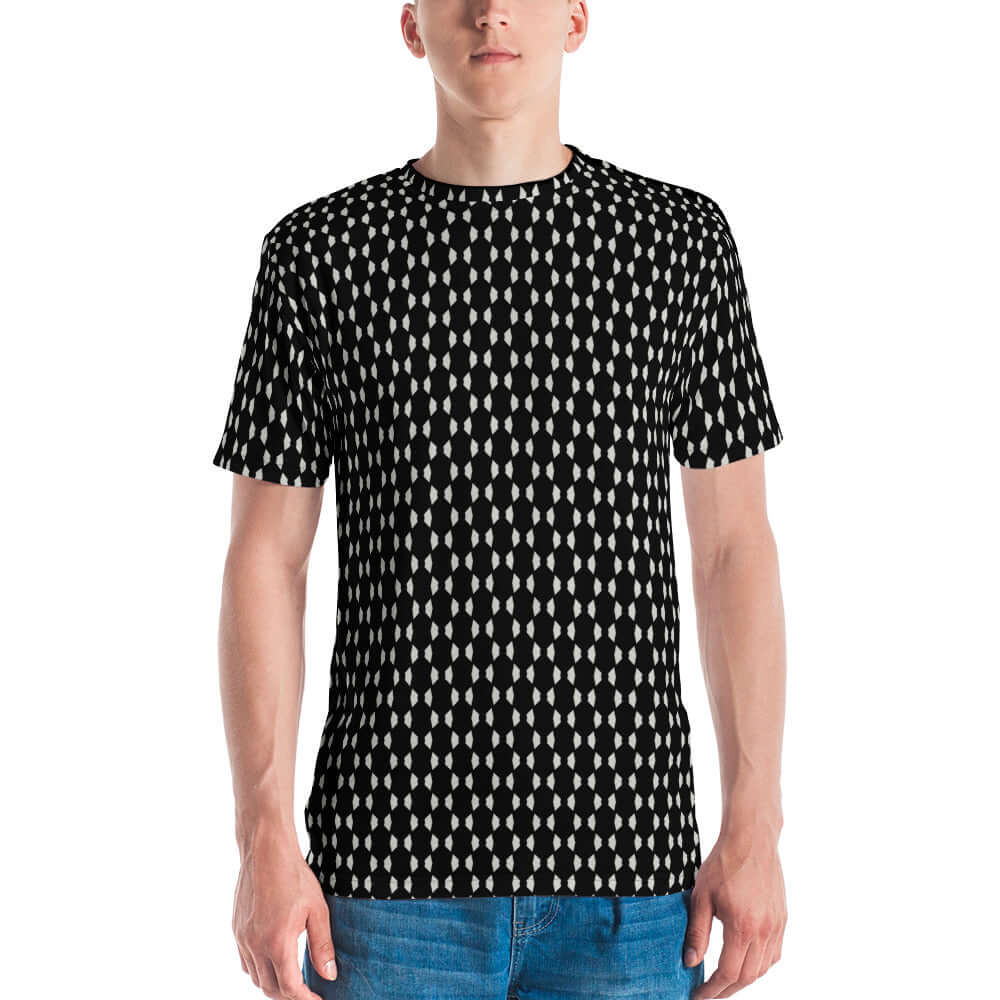 Dot Matrix Men's T-shirt | Comfy & Trendy Print at Design Dose