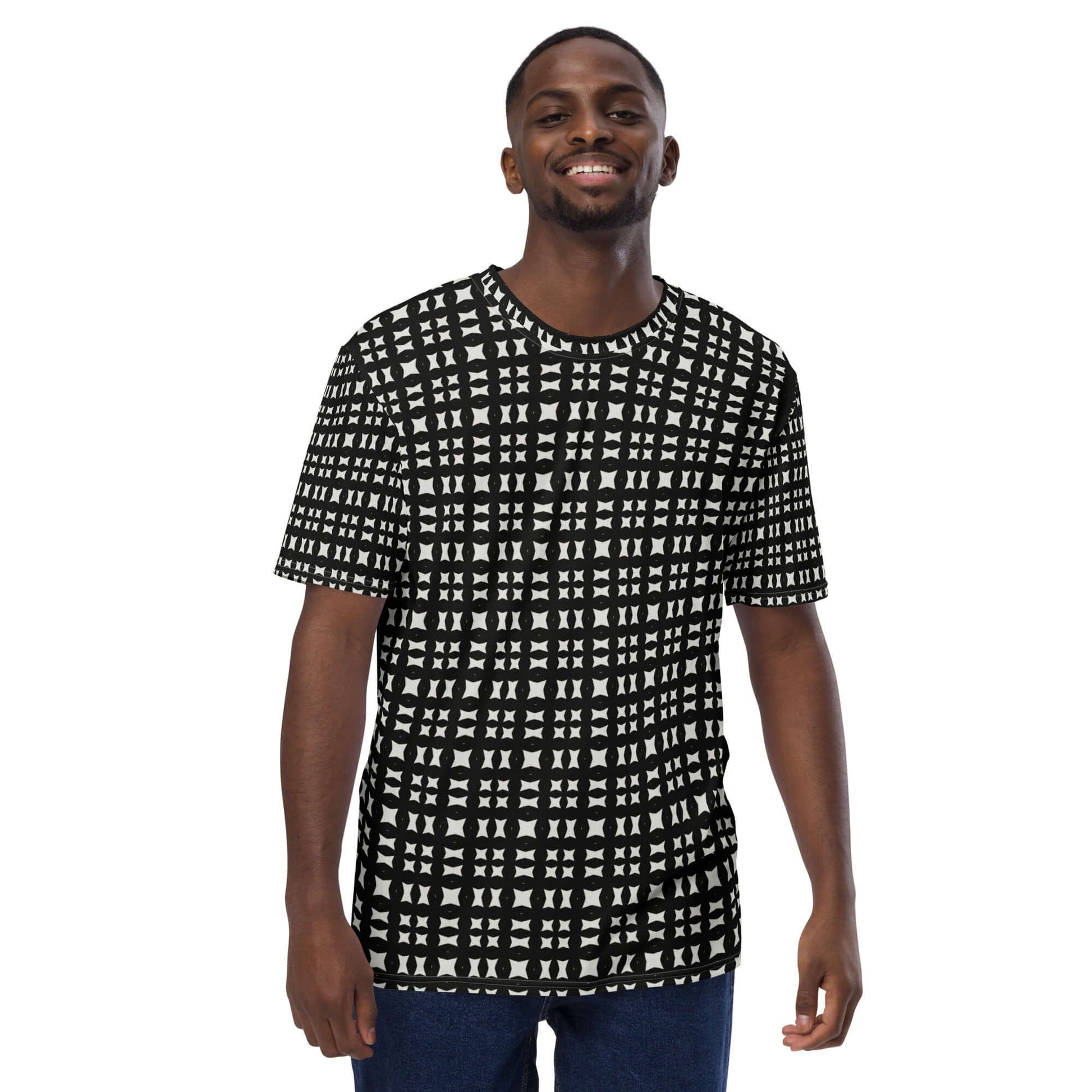 Timeless Tartan Men's T-Shirt - Trendy & Comfy at Design Dose