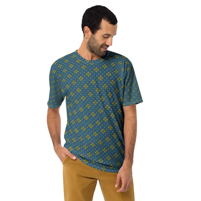 Sunny Squares Men's T-Shirt | Comfy & Trendy Print at Design Dose