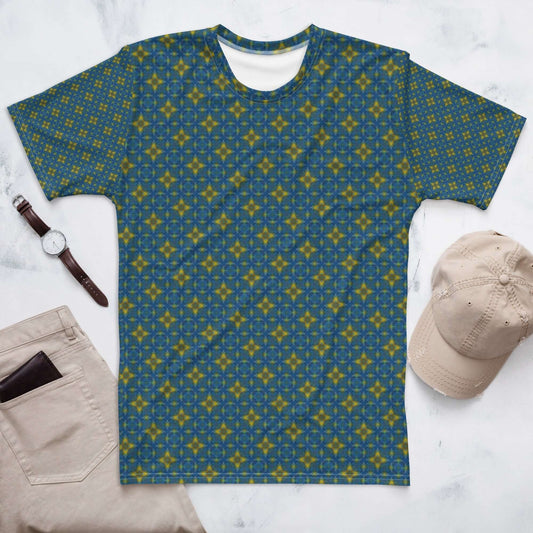 Sunny Squares Men's T-Shirt | Comfy & Trendy Print at Design Dose