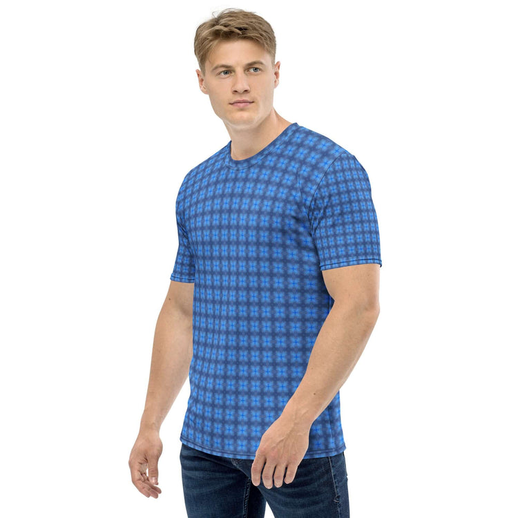 Indigo Whirl Men's T-Shirt - Bold, Comfy & Trendy at Design Dose