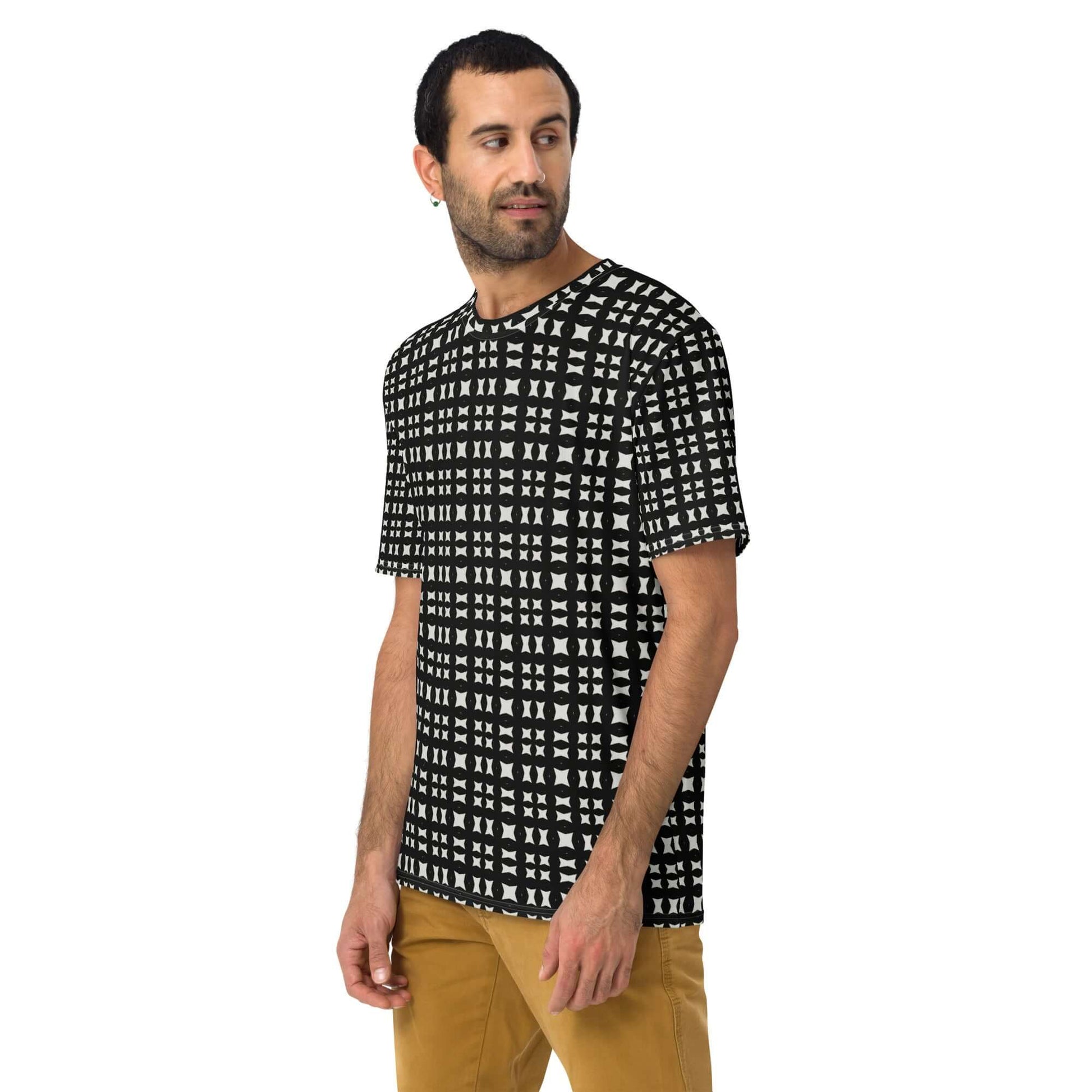 Timeless Tartan Men's T-Shirt - Trendy & Comfy at Design Dose