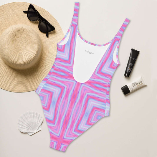 Dream Tiles One-Piece Swimsuit - Stylish Comfort at Design Dose