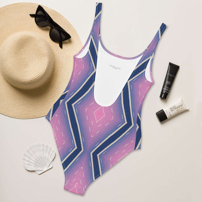 Stylish Floral Fusion One-Piece Swimsuit at Design Dose