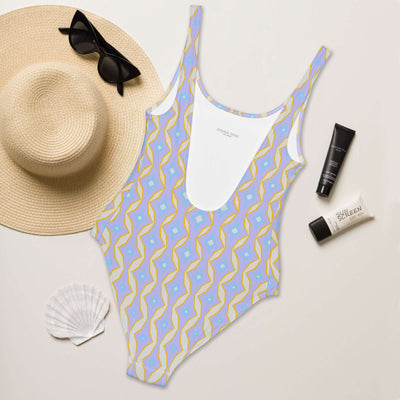 Embrace trendy colors and a cheeky fit with our Pastel Paradise One-Piece Swimsuit. Enjoy 4-way stretch and ultimate comfort from sizes 2XS to 6XL. at Design Dose