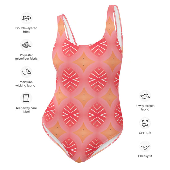 Inner Calm One-Piece Swimsuit - Stylish & Comfortable at Design Dose