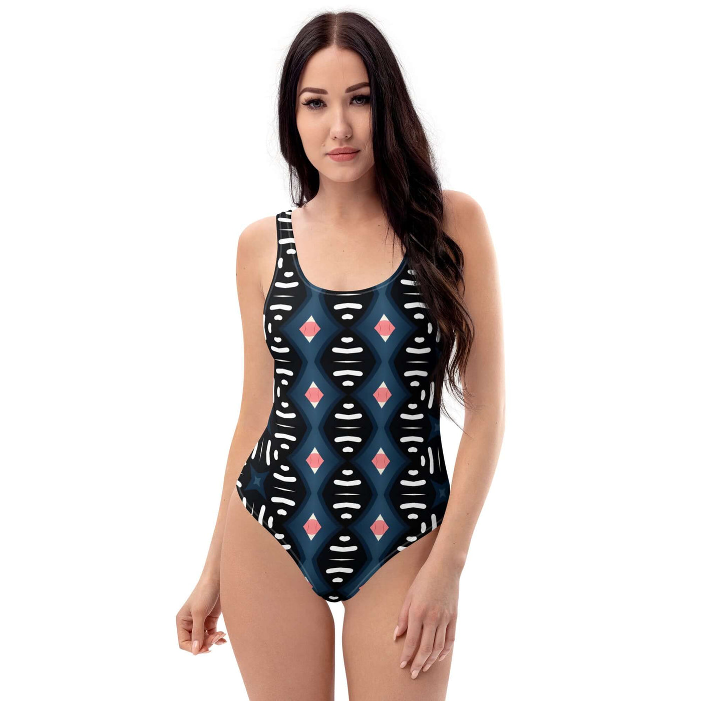 Stylish Midnight Oasis One-Piece Swimsuit at Design Dose