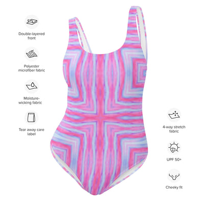 Dream Tiles One-Piece Swimsuit - Stylish Comfort at Design Dose