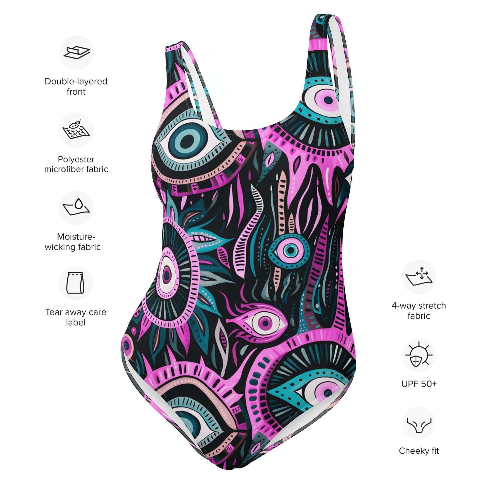 Eye See You One-Piece Swimsuit – Stylish, Trendy at Design Dose