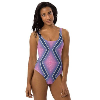 Stylish Floral Fusion One-Piece Swimsuit at Design Dose