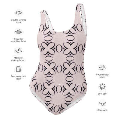 Lucky Flair One-Piece Swimsuit | 4-Way Stretch at Design Dose