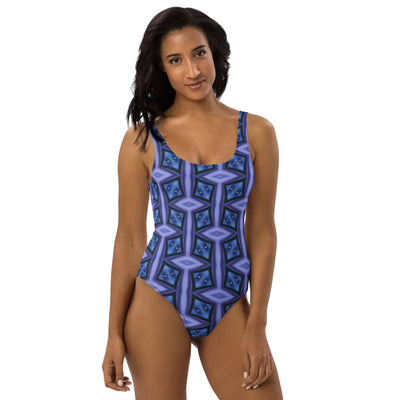 Serene Symmetry One-Piece Swimsuit - Stylish & Comfortable at Design Dose