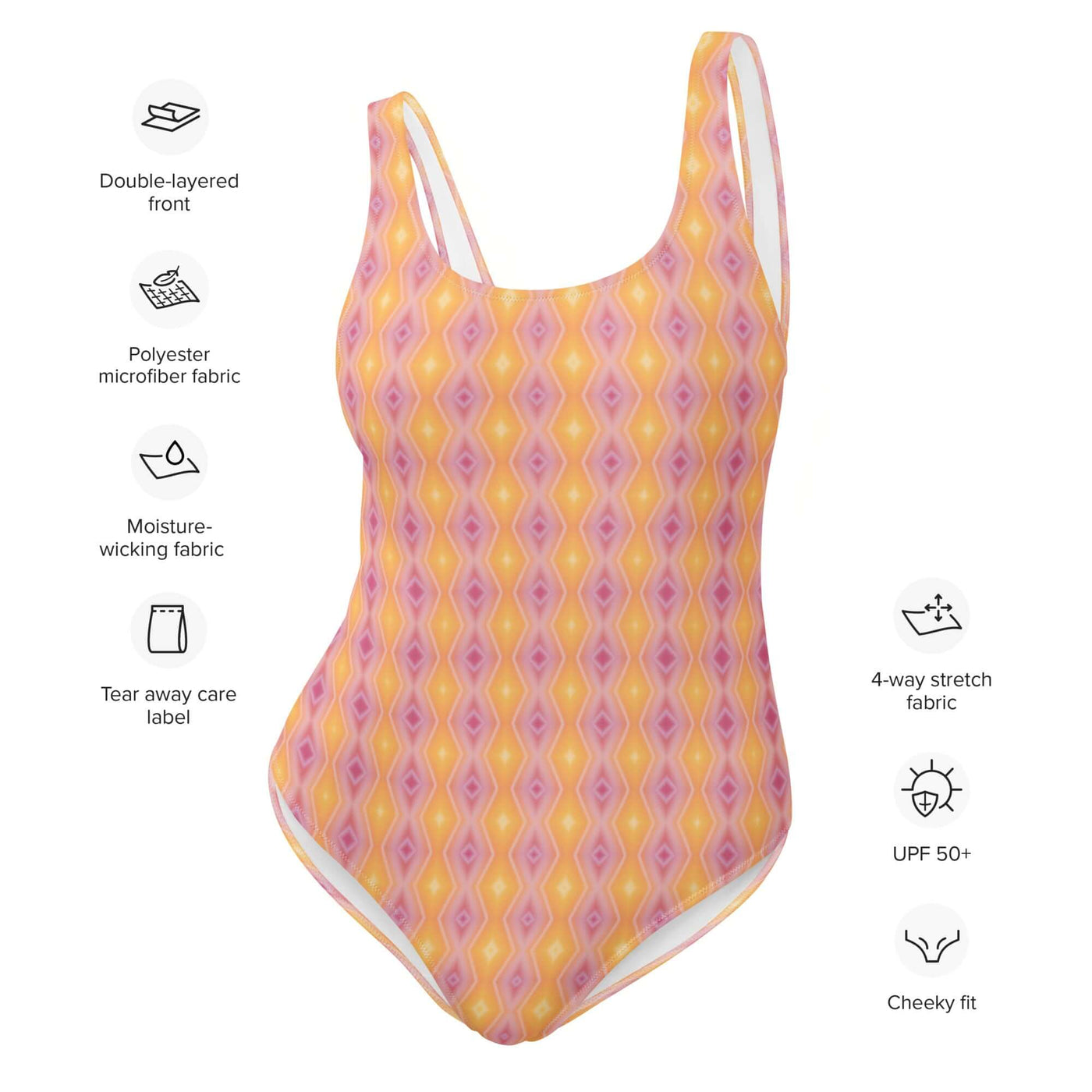 Pink Lemonade One-Piece Swimsuit - Stylish & Trendy at Design Dose