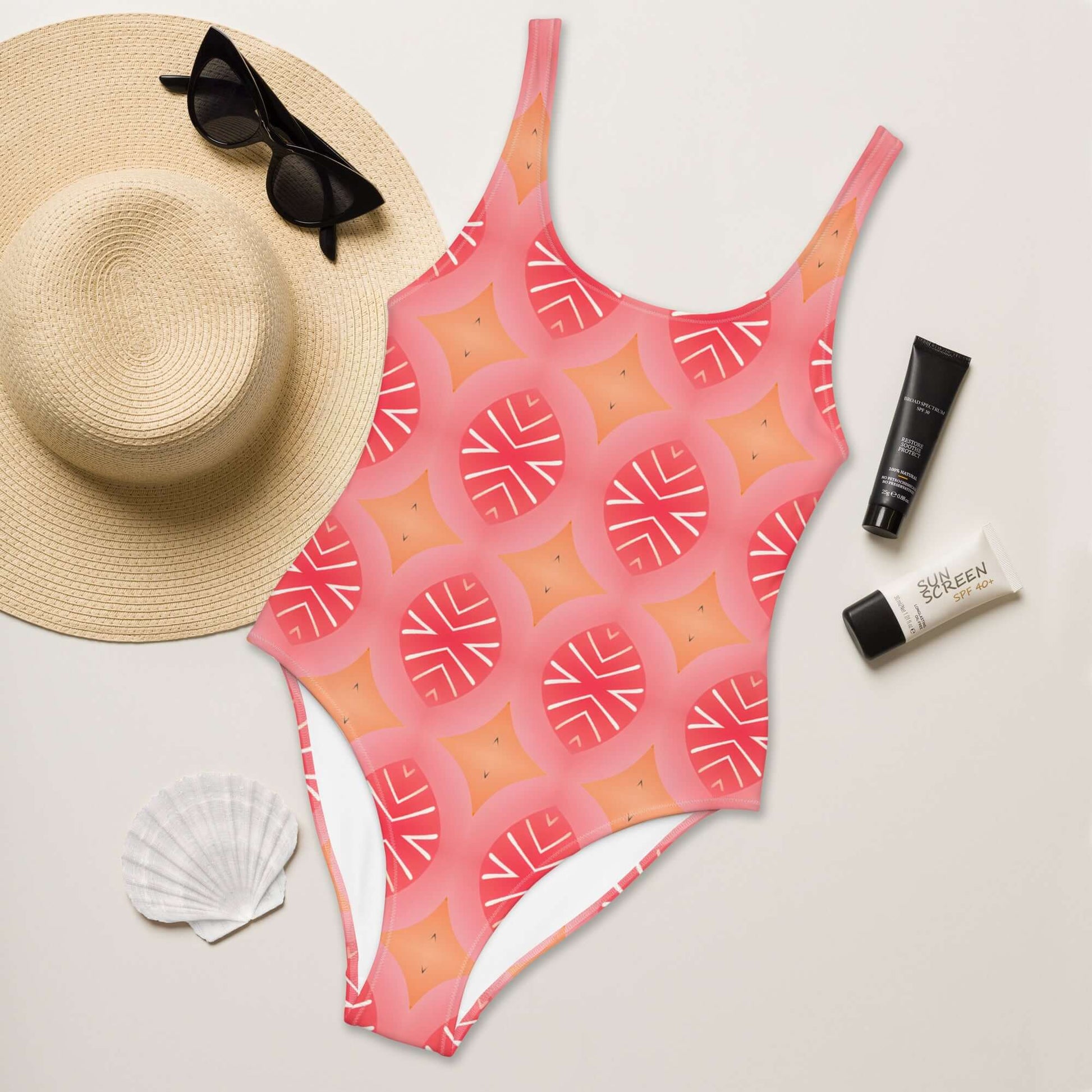 Inner Calm One-Piece Swimsuit - Stylish & Comfortable at Design Dose