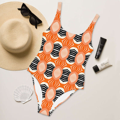 Zen Vibes One-Piece Swimsuit – Stylish & Comfortable at Design Dose