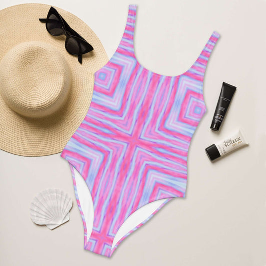 Dream Tiles One-Piece Swimsuit - Stylish Comfort at Design Dose