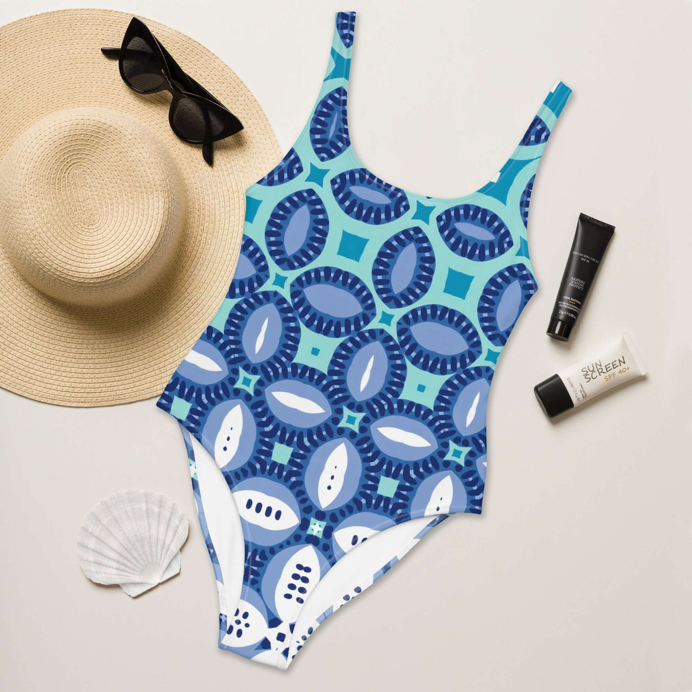 Seaside One-Piece Swimsuit - Stylish & Comfortable at Design Dose