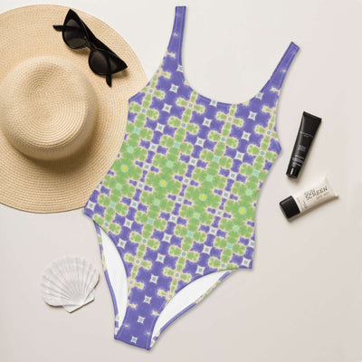 Turn heads in the stylish Lavender Haze One-Piece Swimsuit. Trendy colors, 4-way stretch, low back, cheeky fit + available in sizes 2XS-6XL. Soft and durable! at Design Dose