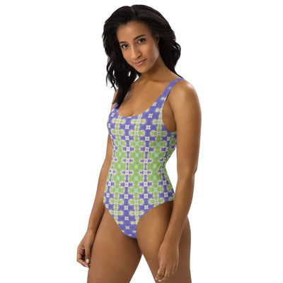 Turn heads in the stylish Lavender Haze One-Piece Swimsuit. Trendy colors, 4-way stretch, low back, cheeky fit + available in sizes 2XS-6XL. Soft and durable! at Design Dose