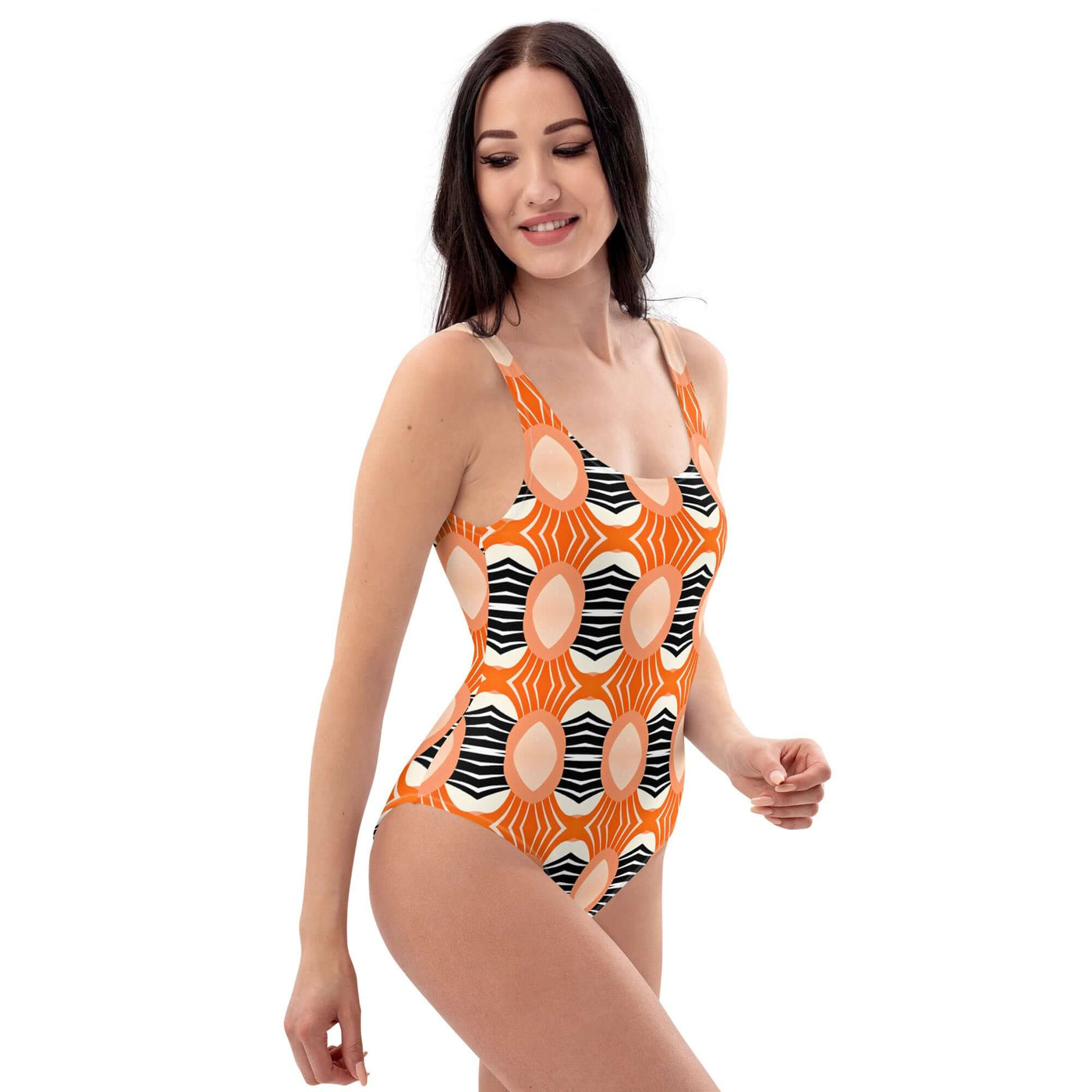 Zen Vibes One-Piece Swimsuit – Stylish & Comfortable at Design Dose