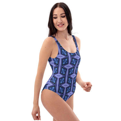 Serene Symmetry One-Piece Swimsuit - Stylish & Comfortable at Design Dose