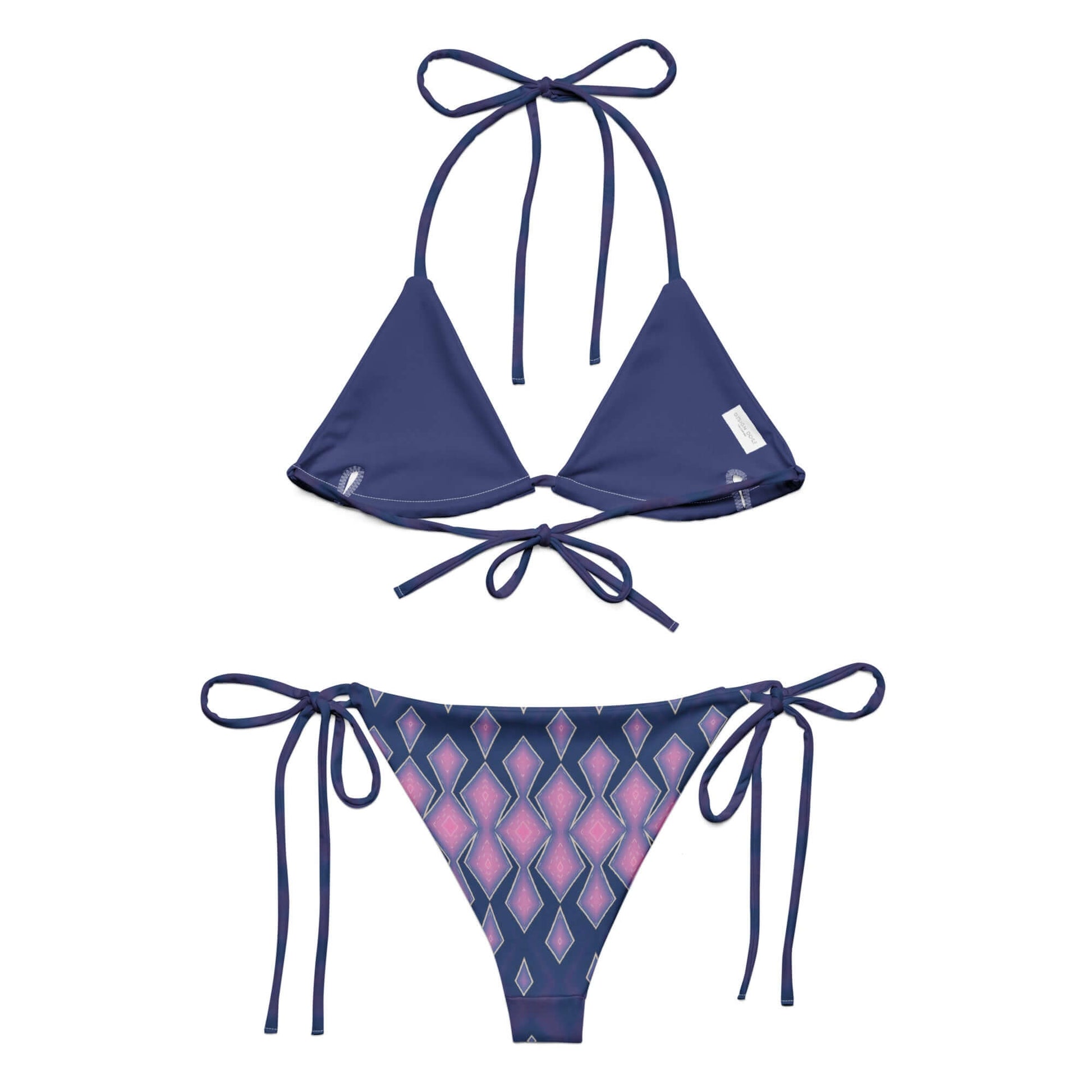 Floral Fusion Recycled Bikini - Stylish & Customizable at Design Dose