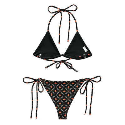 Noir Sunrise Recycled String Bikini | Trendy & Stylish at Design Dose