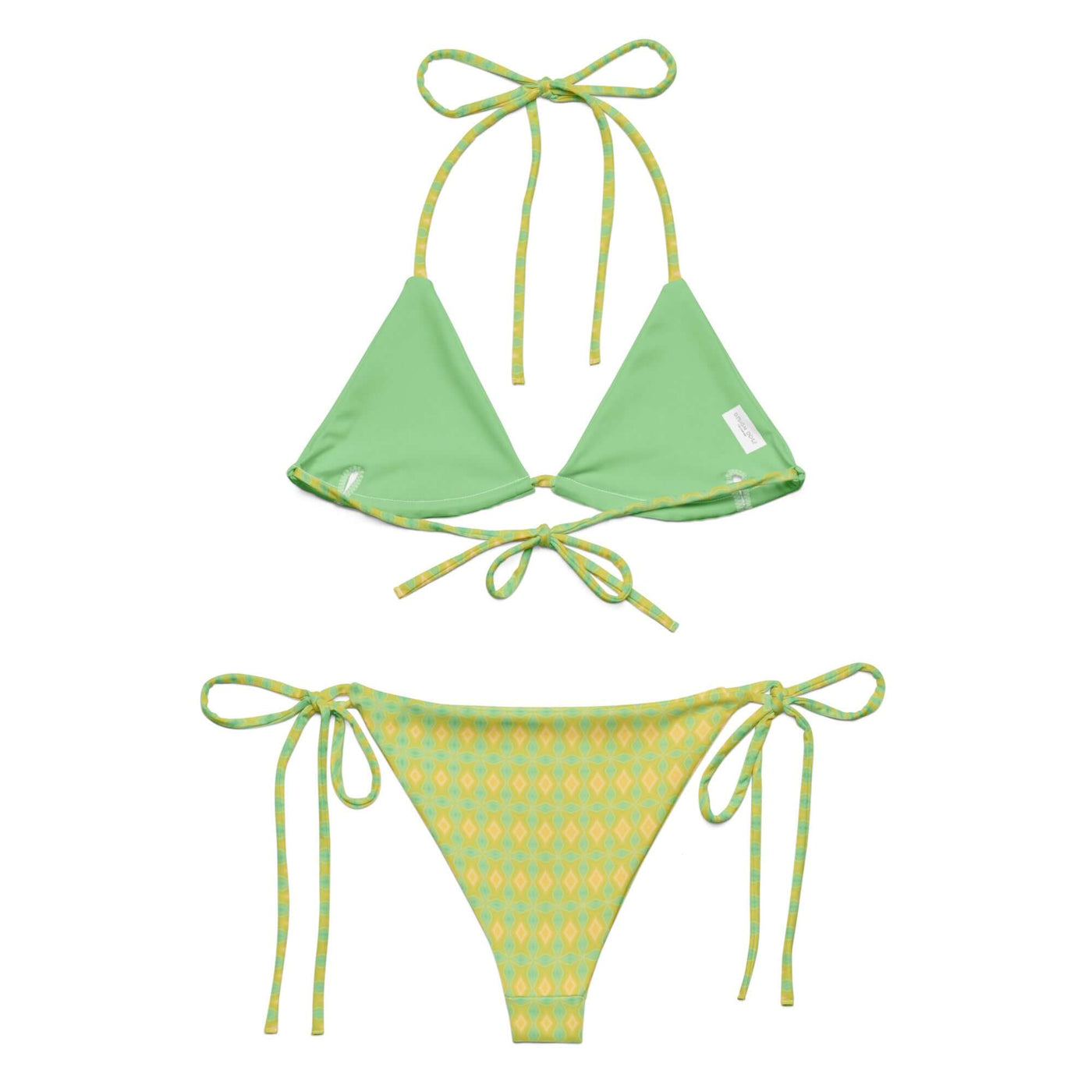 Lemon Fizz Print Bikini - Stylish & Trendy Swimwear at Design Dose