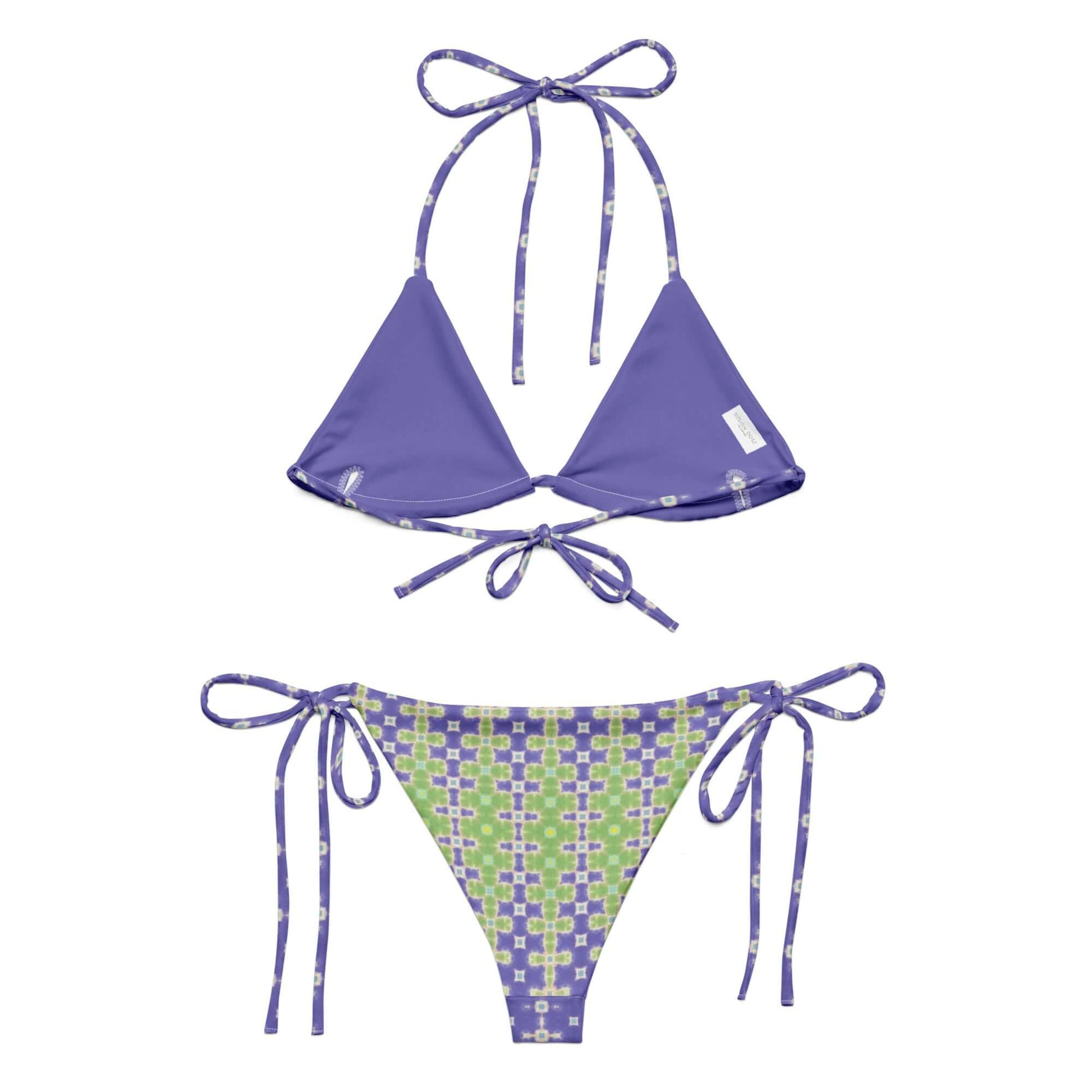 Lavender Haze Stylish Recycled Bikini at Design Dose