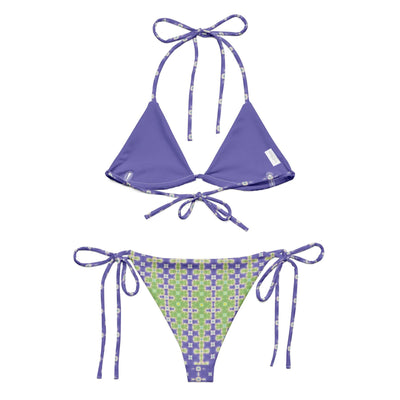 Lavender Haze Stylish Recycled Bikini at Design Dose